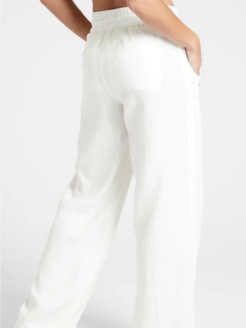 Athleta Cabo White line Wide leg - Picture 3 of 7